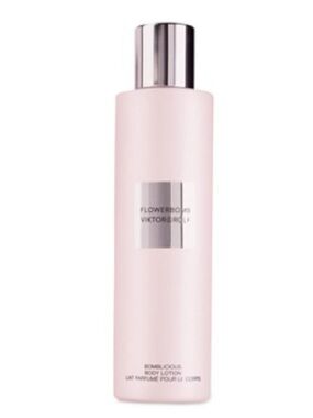 Viktor & Rolf Flowerbomb Body Lotion - Pale Pink Bottle with Silver Accents